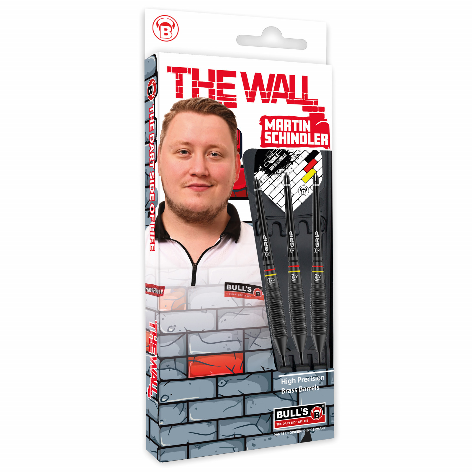 BULL'S Martin Schindler Black Brass Steeldart, 23g. – Bild 3