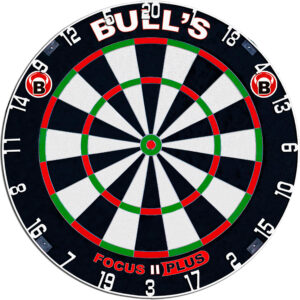 Bull´s Steel Board Dartscheibe Focus2+ Bunt
