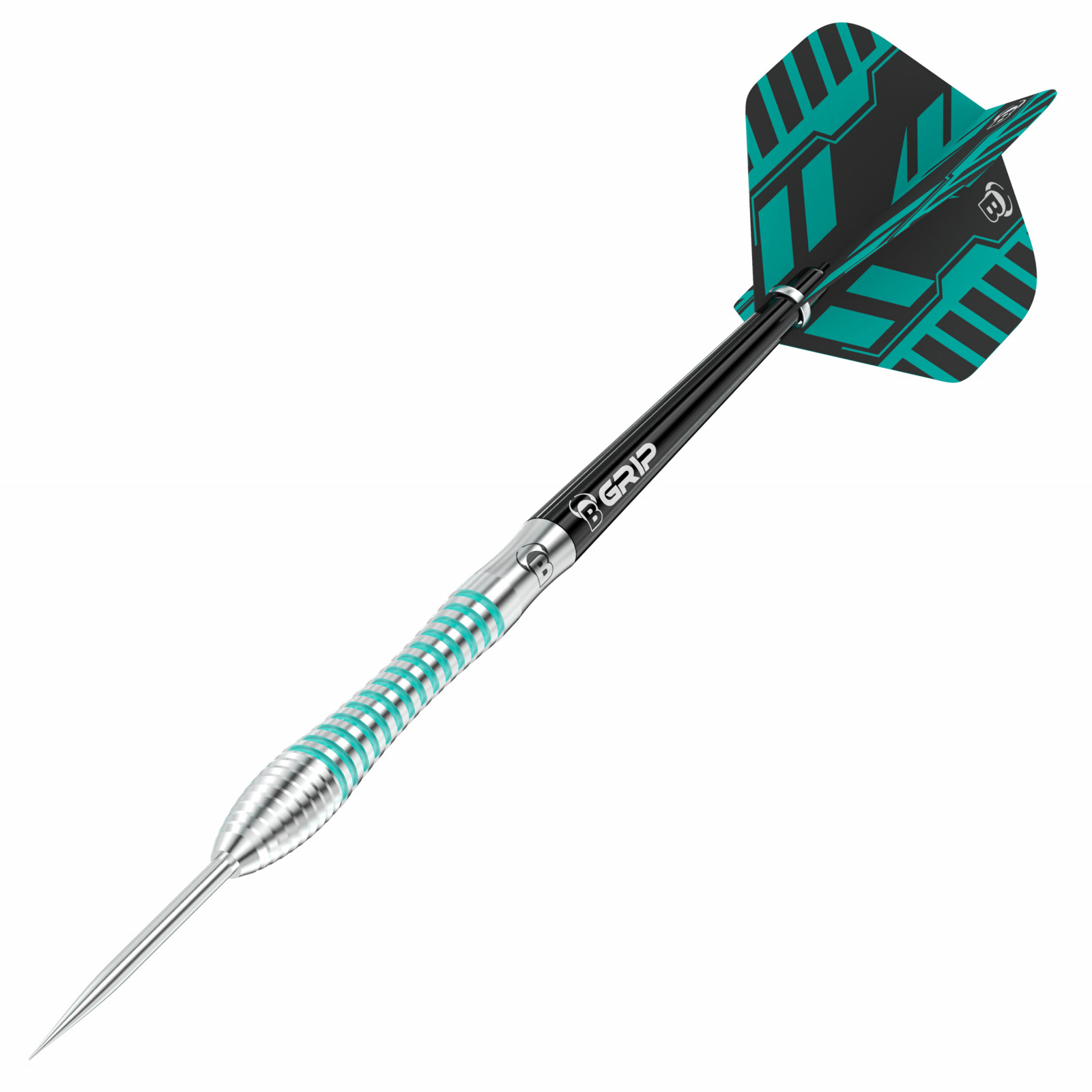 Bull´s Steeldarts, VECO V2, 90% Tungsten, 21g. Grün, silber – Bild 2