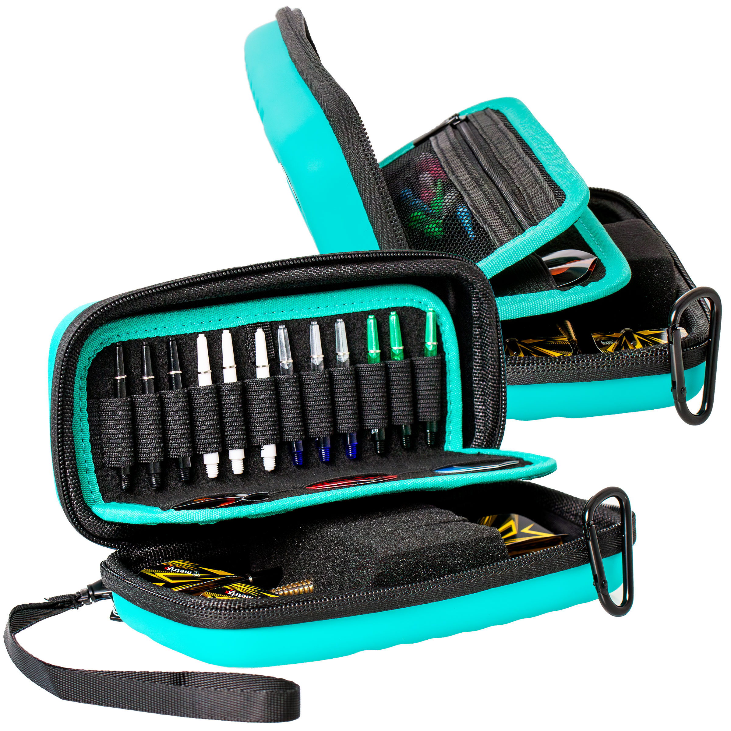 Bull´s Dart Hardcase Orbis S Türkis mit 2 Extraeinteilungen – Bild 3