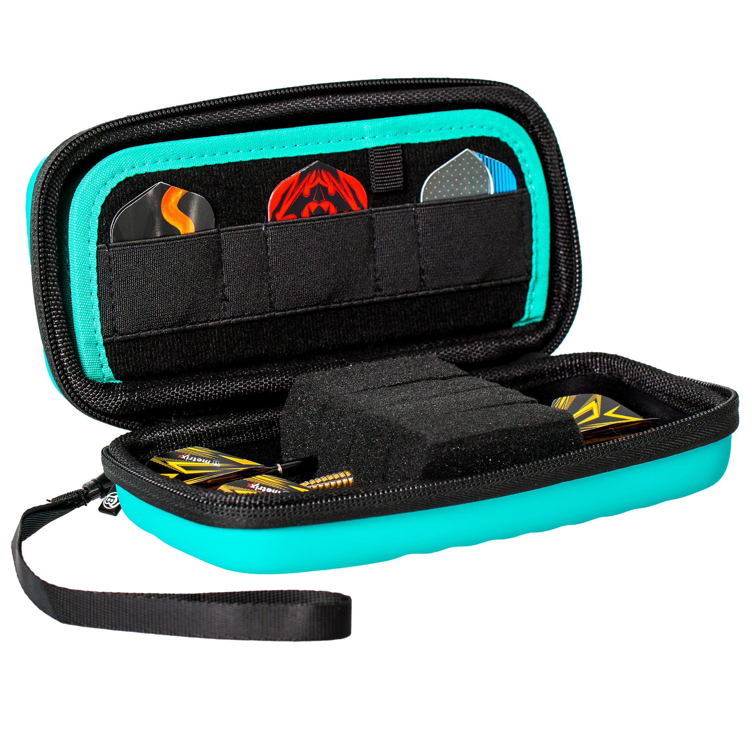 Bull´s Dart Hardcase Orbis S Türkis mit 2 Extraeinteilungen – Bild 4