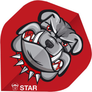 Flights Breit Pitbull, 100 Micron/Rot