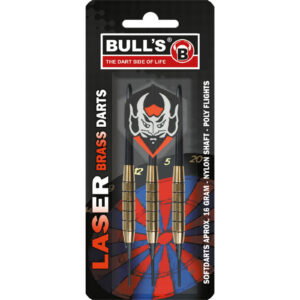 Softdart Bull's, Laser, Messing, 16g, Gold
