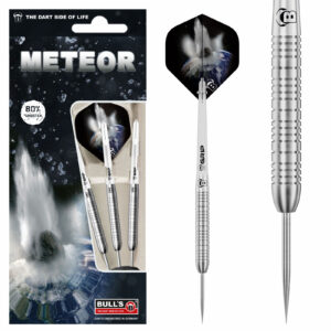 Steeldart Meteor MT4, 80% Tungsten, 22g. Silber