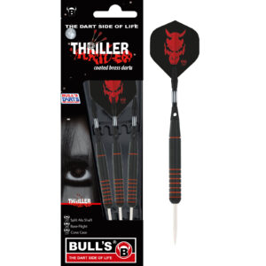 Steeldarts Bull`s, Thriller, messing, 23g, Schwarz