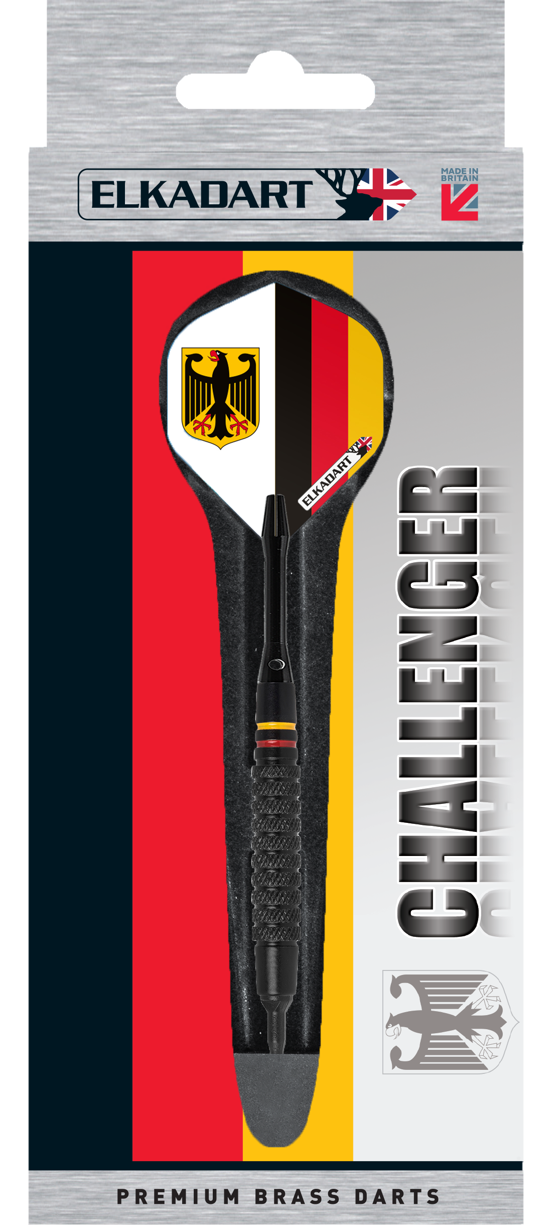 ELKADART Challenger, Soft Dart, 20 Gramm, Messing beschichtet