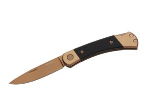 Herbertz, Taschenmesser, Titanbeschichtung Rosengold, D2, Small, Schwarz