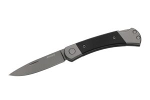 Herbertz, Taschenmesser, Titanbeschichtung Grau, D2, Small, Schwarz