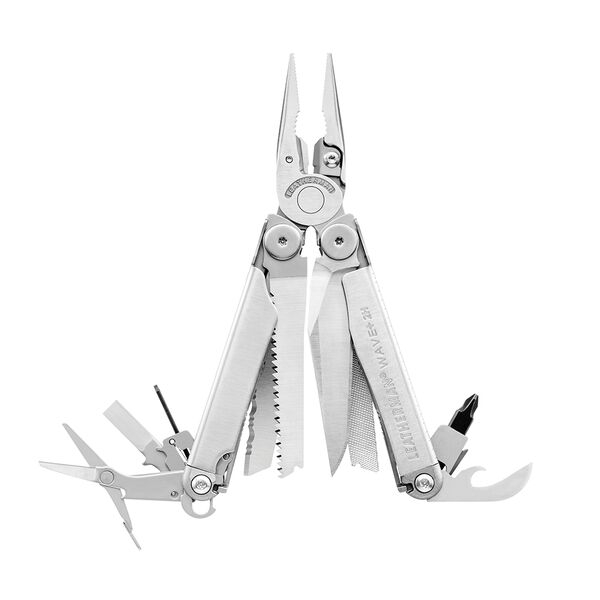 Leatherman Wave Plus 2H Silber mit Tasche