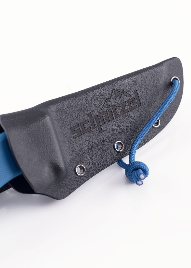 Schnitzel UNU Kinderschnitzmesser mit blauem G10 Griff – Bild 7