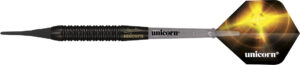 UNICORN Softdarts Gary Anderson, Messing, 18g., Schwarz