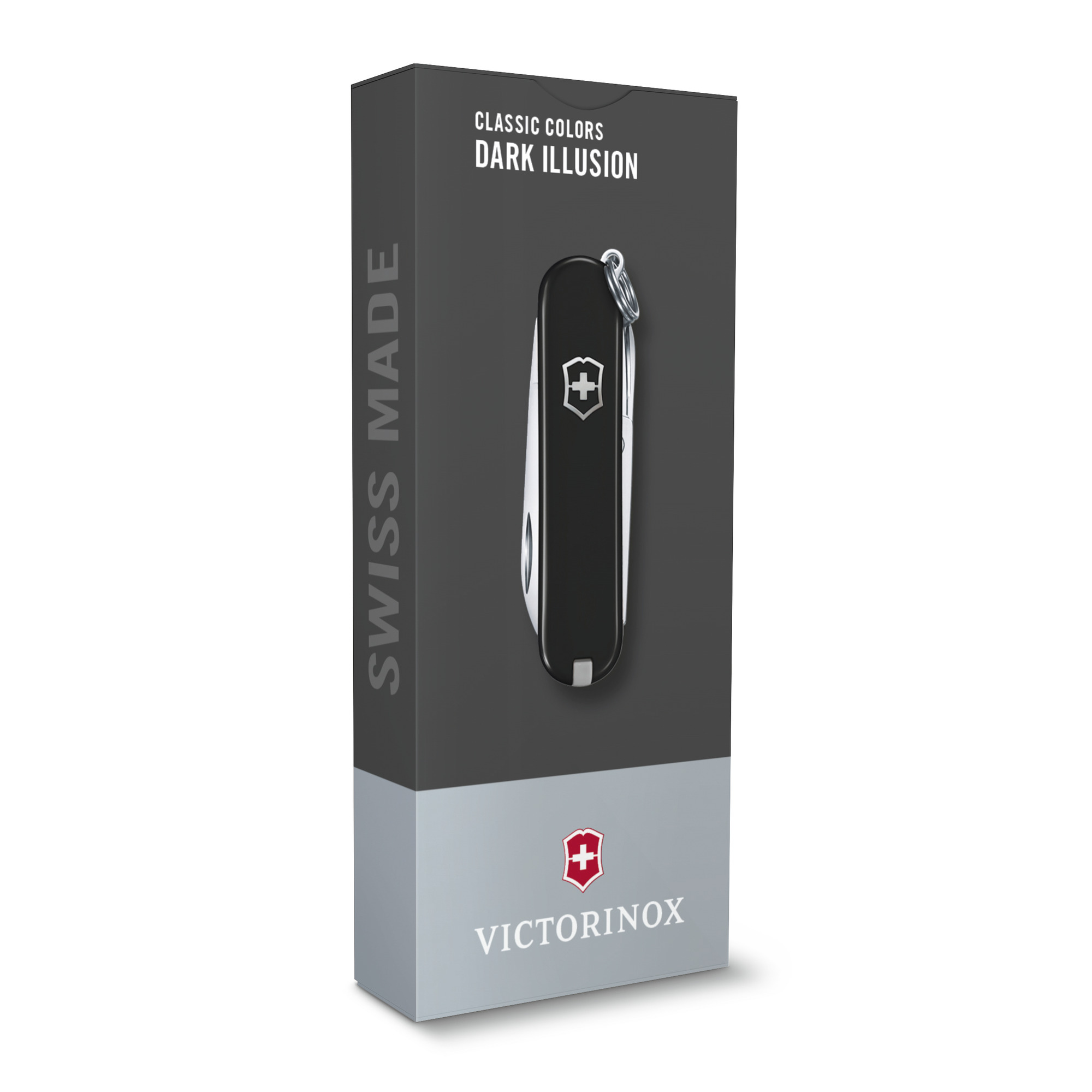 Victorinox Classic SD Dark Illusion Taschenmesser für den Schlüsselbund in Schwarz – Bild 4