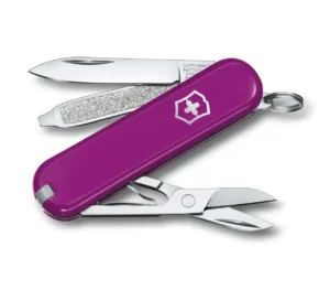 Victorinox Classic SD Taschenmesser mit 7 Funktionen in Lila