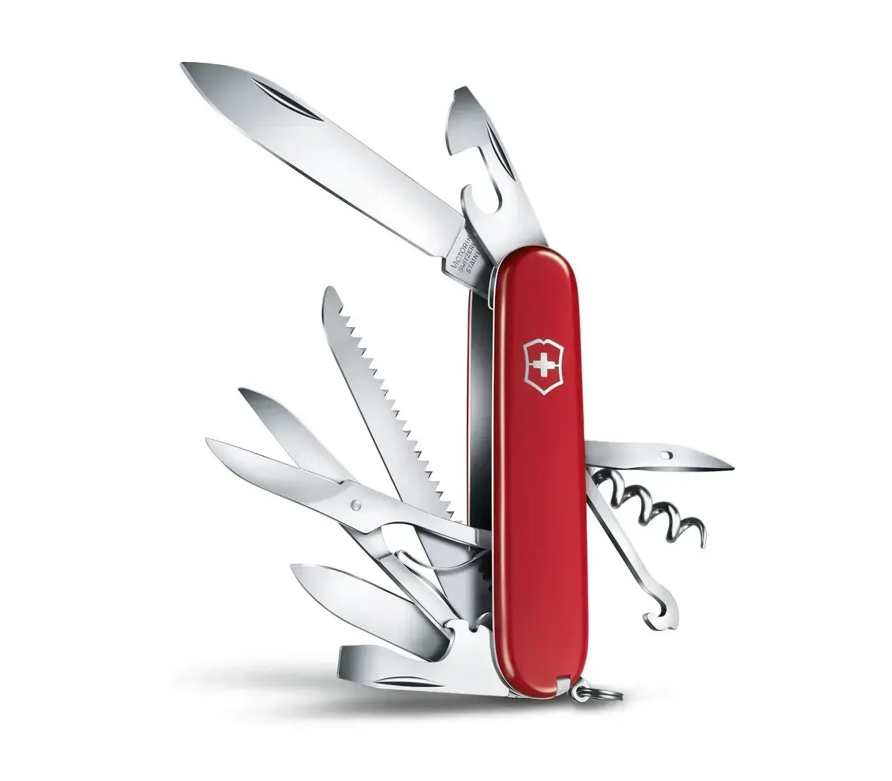 Victorinox Huntsman Taschenmesser mit 15 Funktionen in Rot – Bild 3