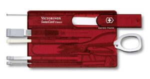 Victorinox Swisscard Classic mit 10 Funktionen in Rot