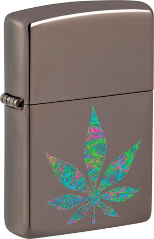 ZIPPO Benzinfeuerzeug "Funky Cannabis" Motiv