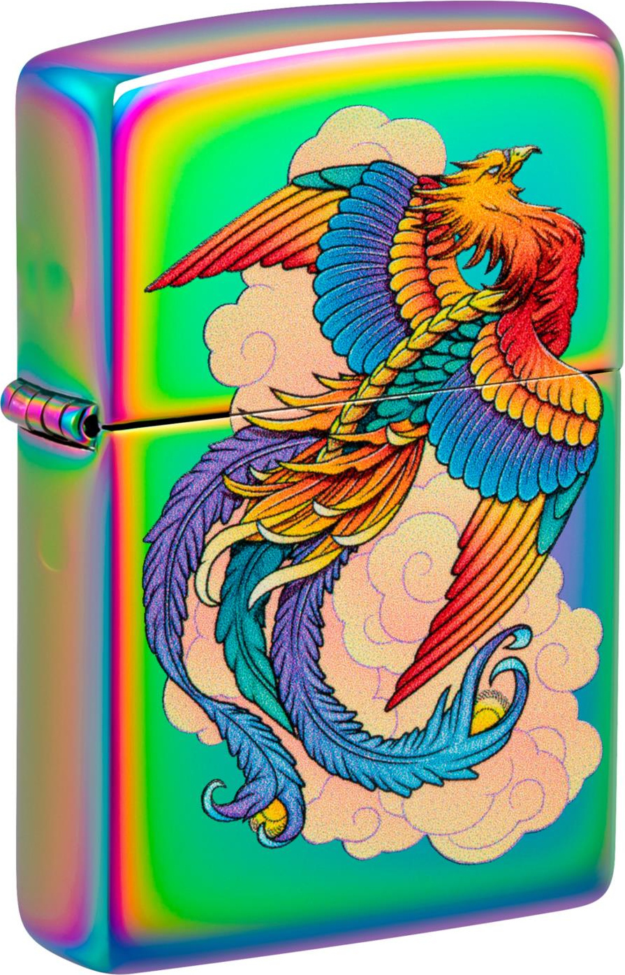 Zippo Benzinfeuerzeug "Phoenix" Rainbow, Bunt