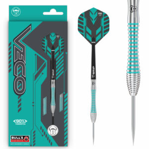 Bull´s Steeldarts, VECO V2, 90% Tungsten, 21g. Grün, silber