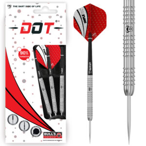 Bull´s Steeldarts DOT D8, 90% Tungsten, 21g., Silber