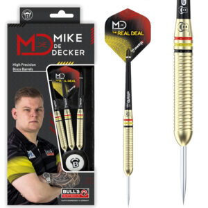 Steeldarts Mike de Decker, Messing Brass, 20g. goldfarben