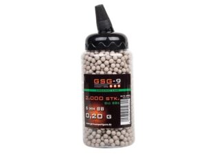 GSG 0,20 g. Bio BB´s 2.000 Stk. Kal. 6mm für Softair - Waffen