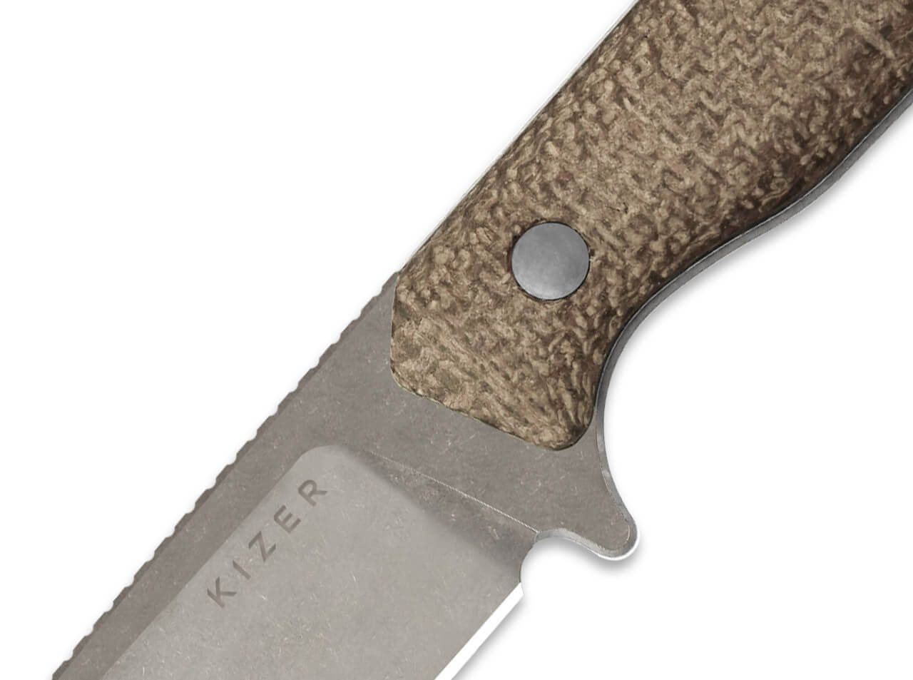 Kizer Begleiter Fix CPM-3V Natural Micarta, feststehendes Messer – Bild 3