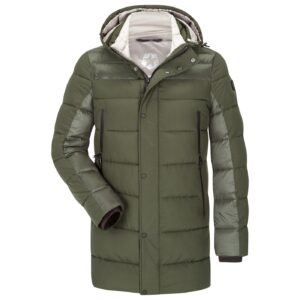 Milestone Herren Steppjacke Kurzmantel Tender grün