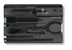 Victorinox Swisscard Classic mit 10 Funktionen in transparent schwarz