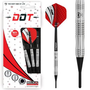 Bull´s Dot D4, 90% Tungsten, Softdart, 18g., Silber
