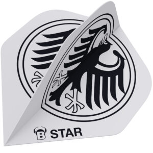 Bull´s Flights standard, BRD Adler, 100Mic., Weiss