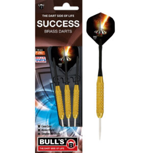 Bull's Steeldarts, Success, Messing, 22g., Gold