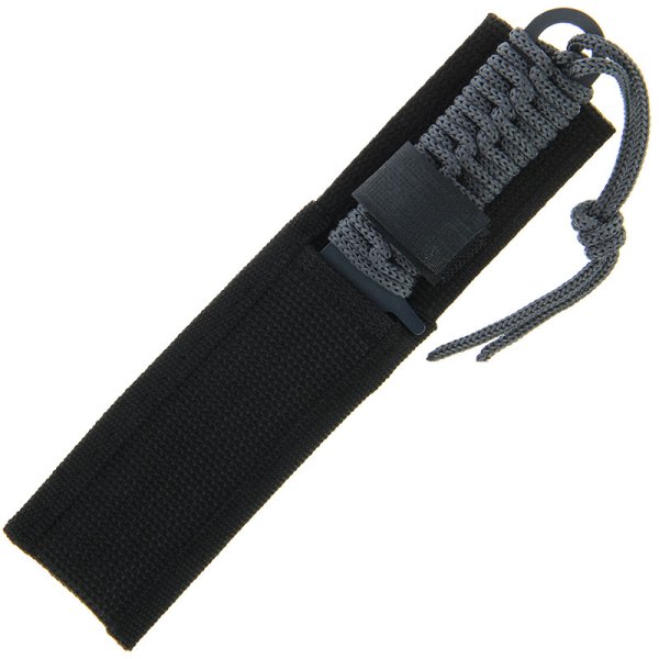 Anglo Arms feststehendes Outdoormesser mit Nylonscheide, grau – Bild 4