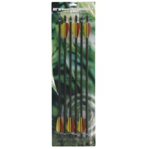 Aluminiumbolzen 20" BGS, 6 Stück, Armbrustbolzen mit Schraubspitze