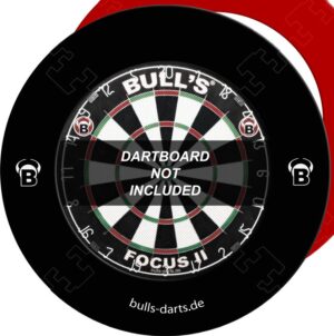 Puzzle Surround für Steeldarts, Bull's, Schwarz