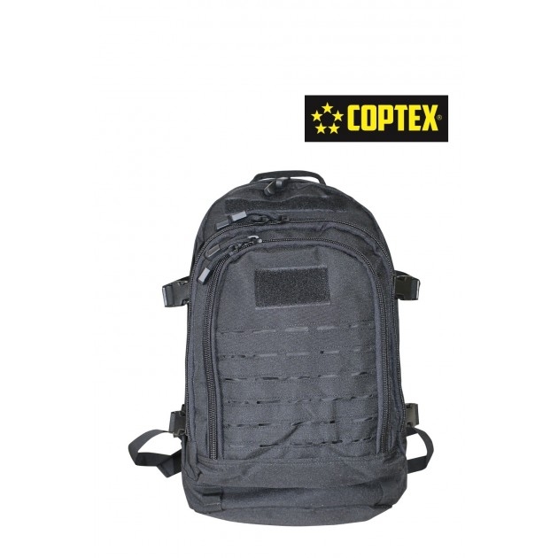 COPTEX Nylon Rucksack, 30L, 45 x 30 x 25 cm, schwarz
