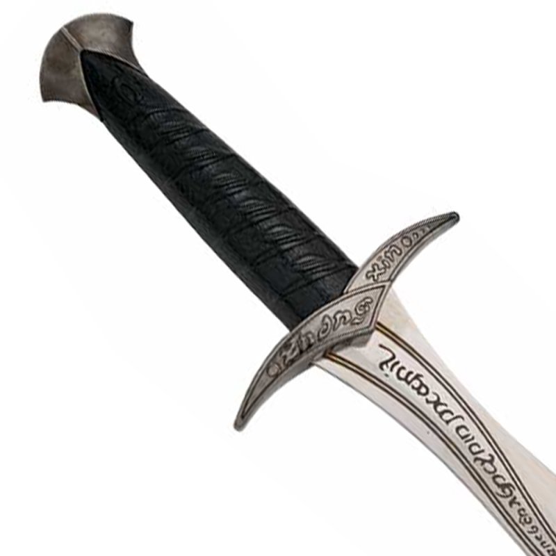 Amont Dekorationsdolch mit Scheide, Stich Frodo, 28cm, Schwarz silber – Bild 3