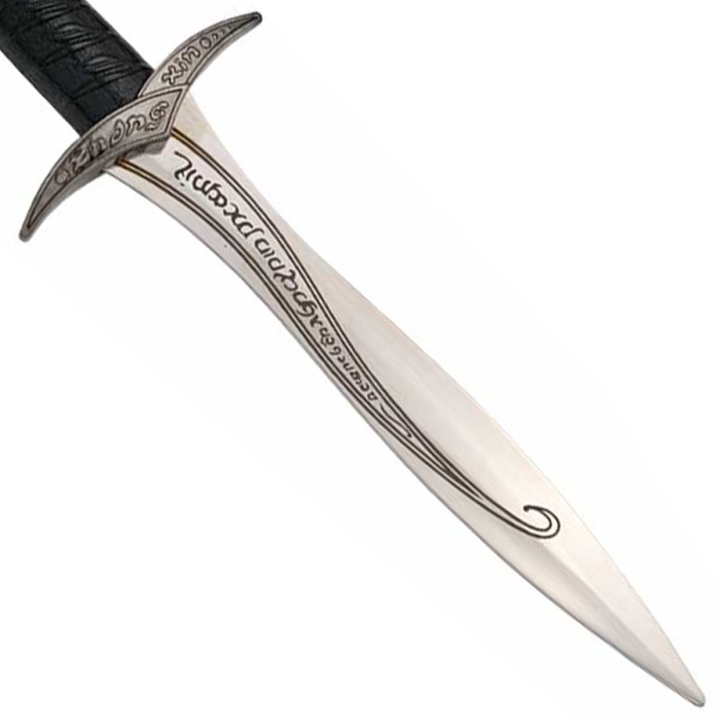 Amont Dekorationsdolch mit Scheide, Stich Frodo, 28cm, Schwarz silber – Bild 4