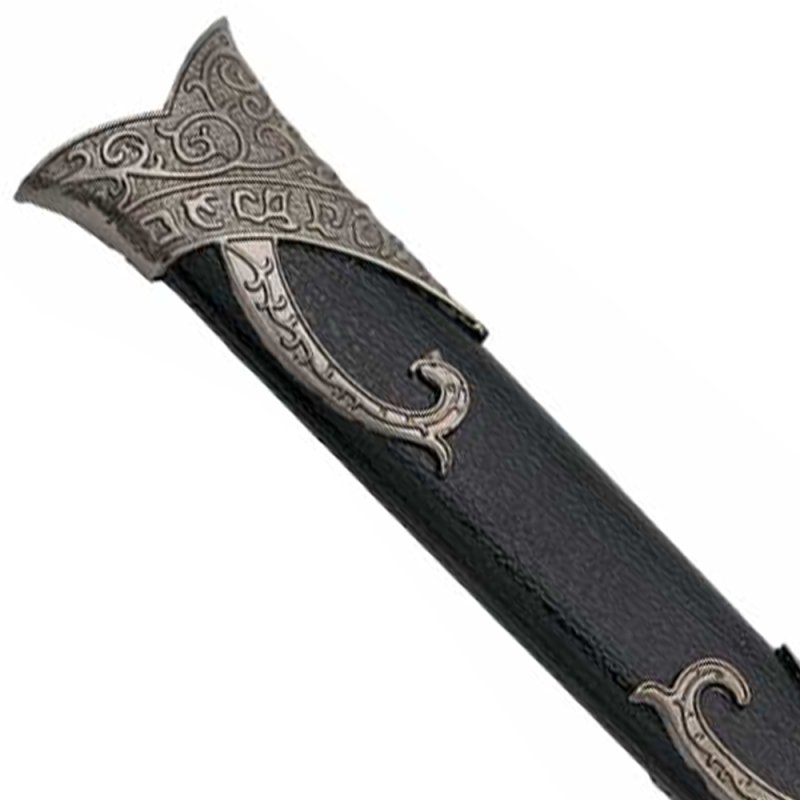 Amont Dekorationsdolch mit Scheide, Stich Frodo, 28cm, Schwarz silber – Bild 6