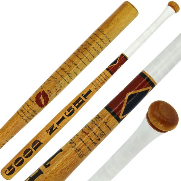Holz Baseballschläger Good Night, Selbstverteidigung, 79x4,5cm, Braun – Bild 2