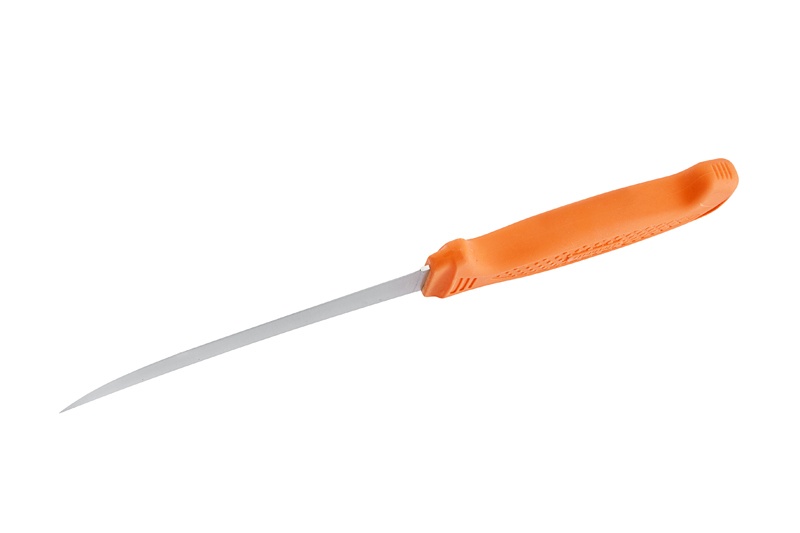 Herbertz Filetiermesser, Klassik, Orange, Medium, Scheide – Bild 4