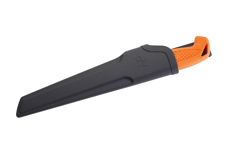 Herbertz Filetiermesser, Klassik, Orange, Medium, Scheide – Bild 5