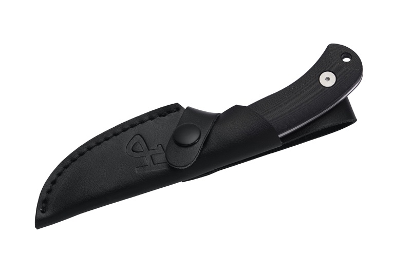 Herbertz Gürtelmesser, D2 Stahl, rostfrei, G10 Griffschalen, Scheide – Bild 4