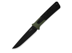 Kizer Area Eight AEB-L Green & Black G10 PVD, feststehendes Messer