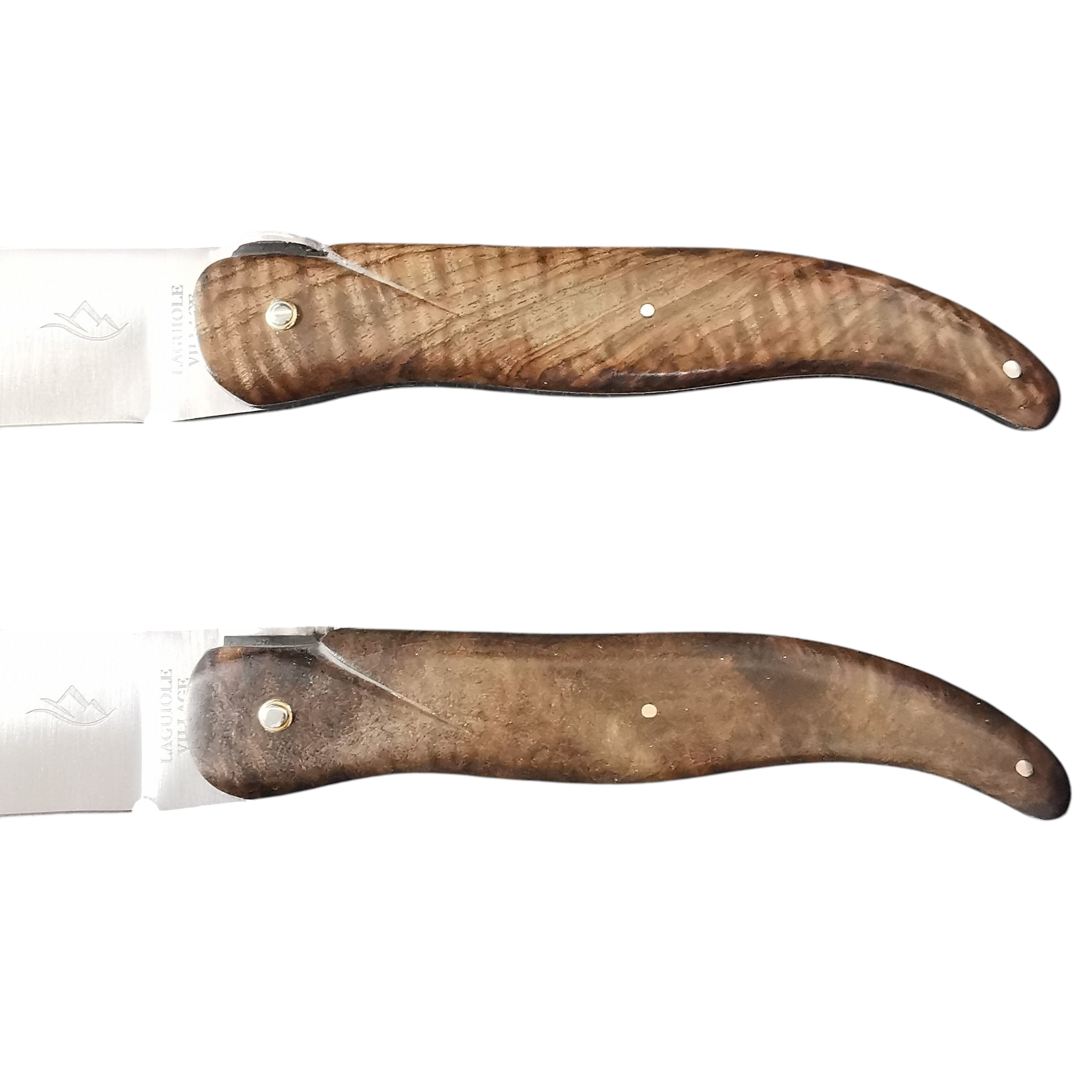 Laguiole Village Steakmesser Set, 2 Stück, Walnussholz – Bild 3