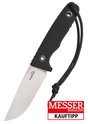 Schnitzel TRI feststehendes Outdoormesser, G10, schwarz