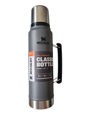 Stanley Classic Vakuum Flasche,1L, charcoal Grau