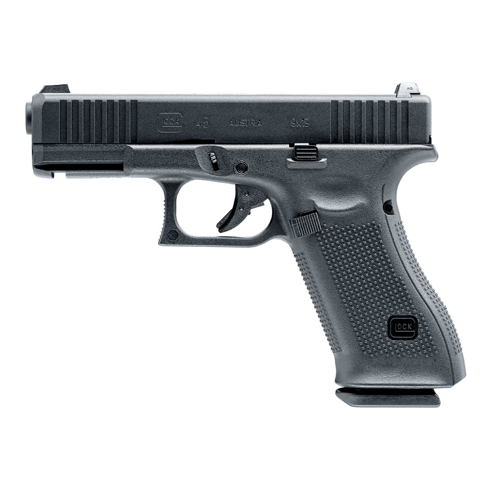 Glock 45 Softair Gasbetrieben im Kaliber 6mm BBS und Blow-Back