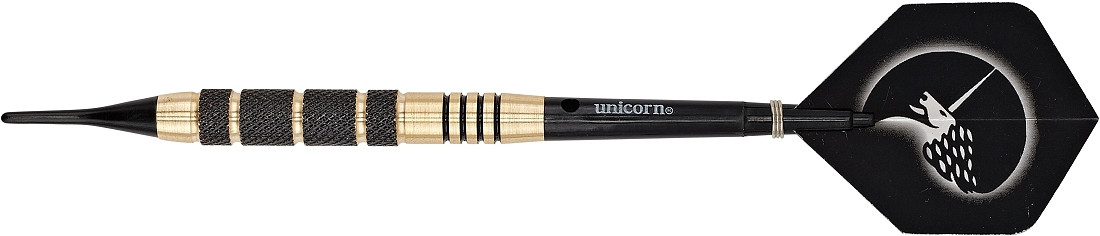 Unicorn Core Plus Brass Soft Darts, Messing, 17g., Gold