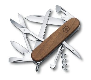 Victorinox Huntsman Taschenmesser mit 13 Funktionen in Walnussholz