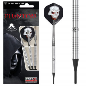 Bull´s Phantom PT2, 80% Tungsten, Softdart, 18g., Silber